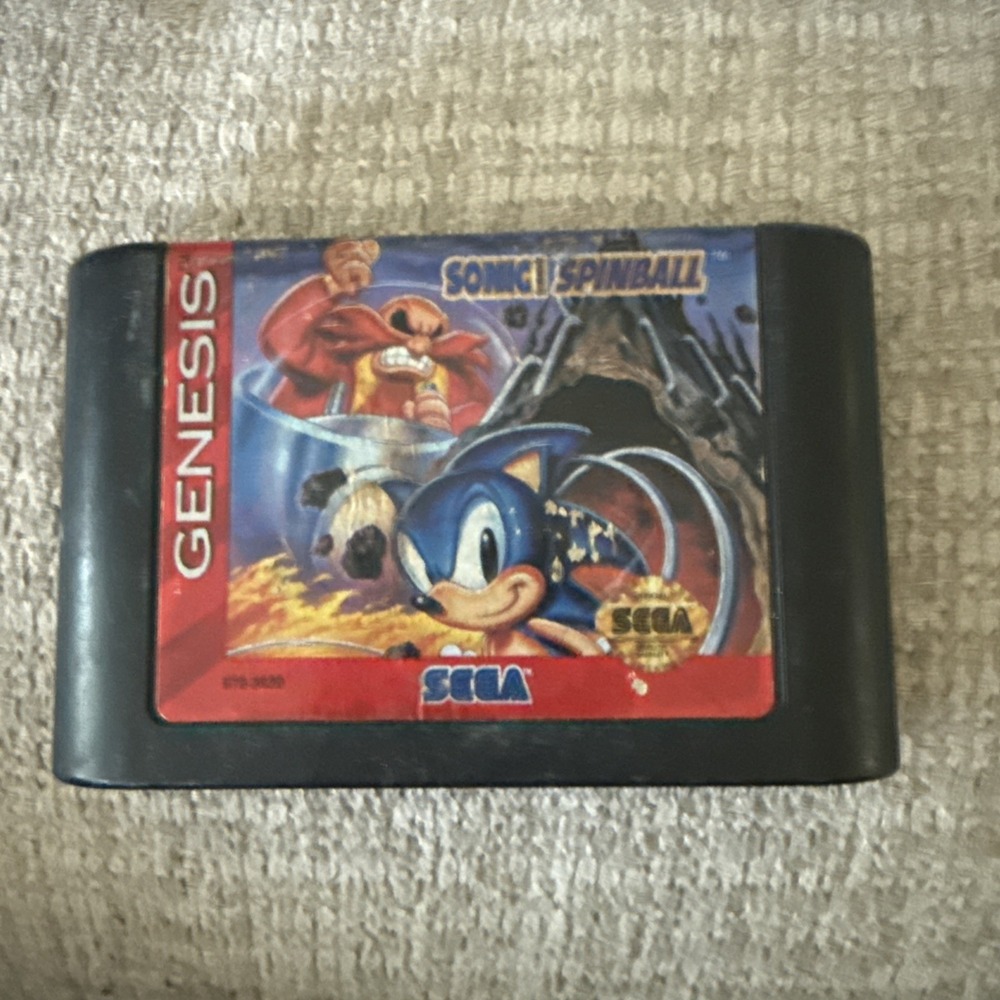 Sonic Spinball (Sega Genesis, 1993) CART ONLY